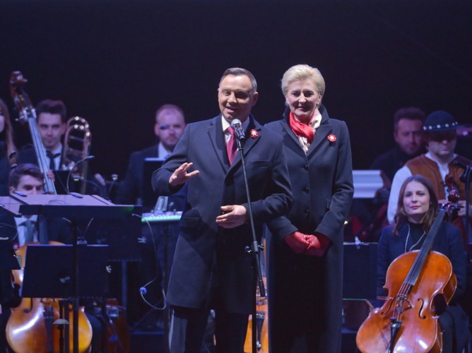 Andrzej Duda i Agata Kornhauser-Duda