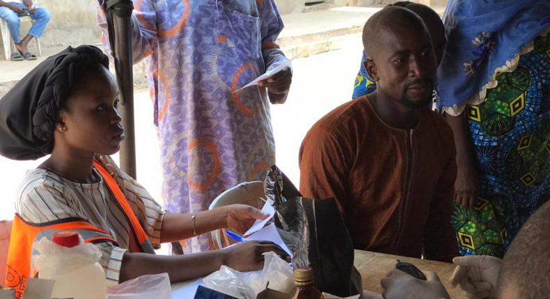 Feed The Vulnerable Families volunteers during the foundation's medical outreach. 