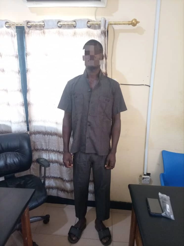 William Ntow, Vodafone Ghana Cable Thief arrested