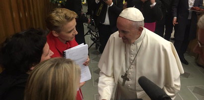 Polska posłanka spotkała się z papieżem. Co mu przekazała?