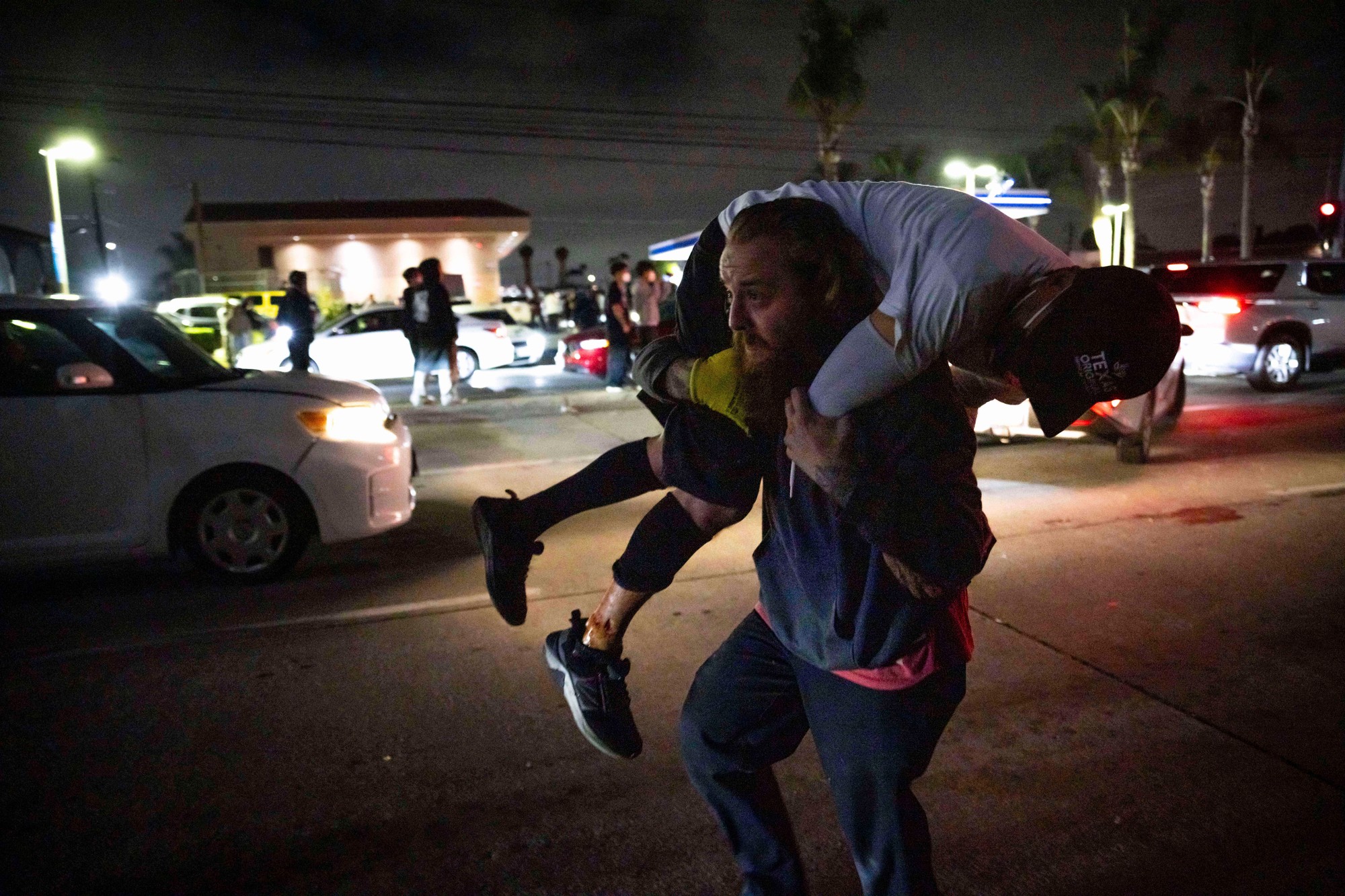 Protesty proti zákroku Trumpovej vlády proti imigrácii v oblasti Los Angeles.