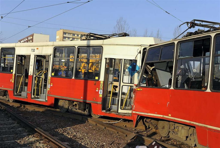 Zderzenie 2 tramwajów