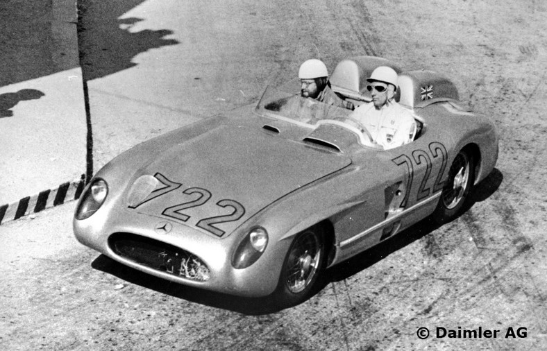 Stirling Moss w Mille Miglia 1955