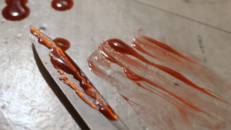 File Image of a blood stained knife