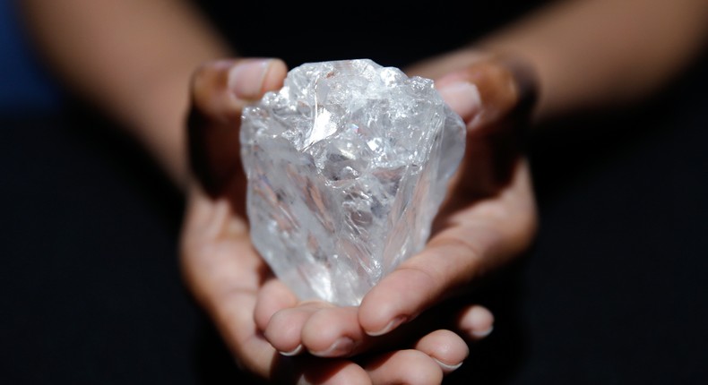 Largest diamond found in Botswana