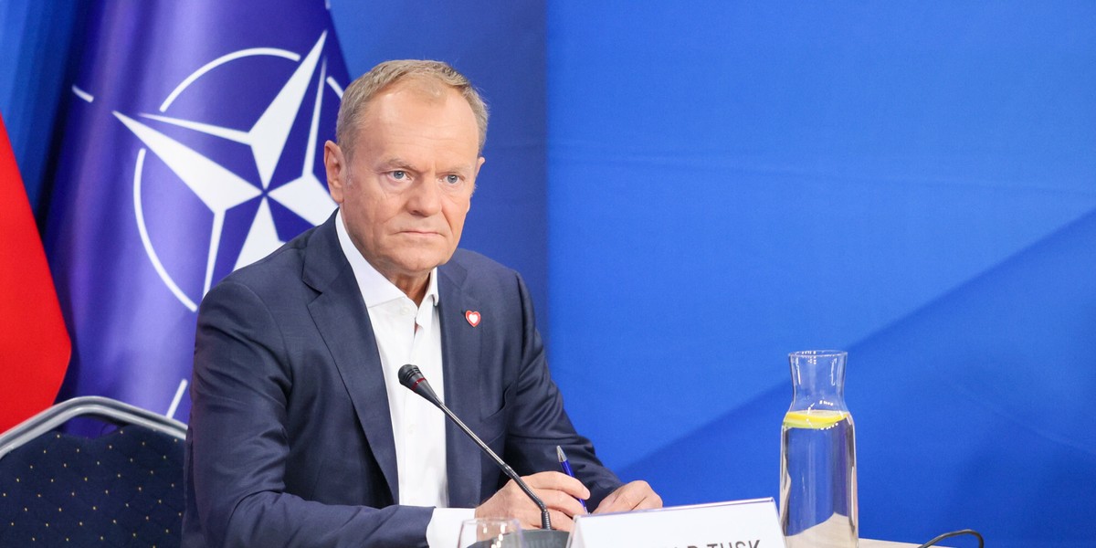 Szef KO Donald Tusk.