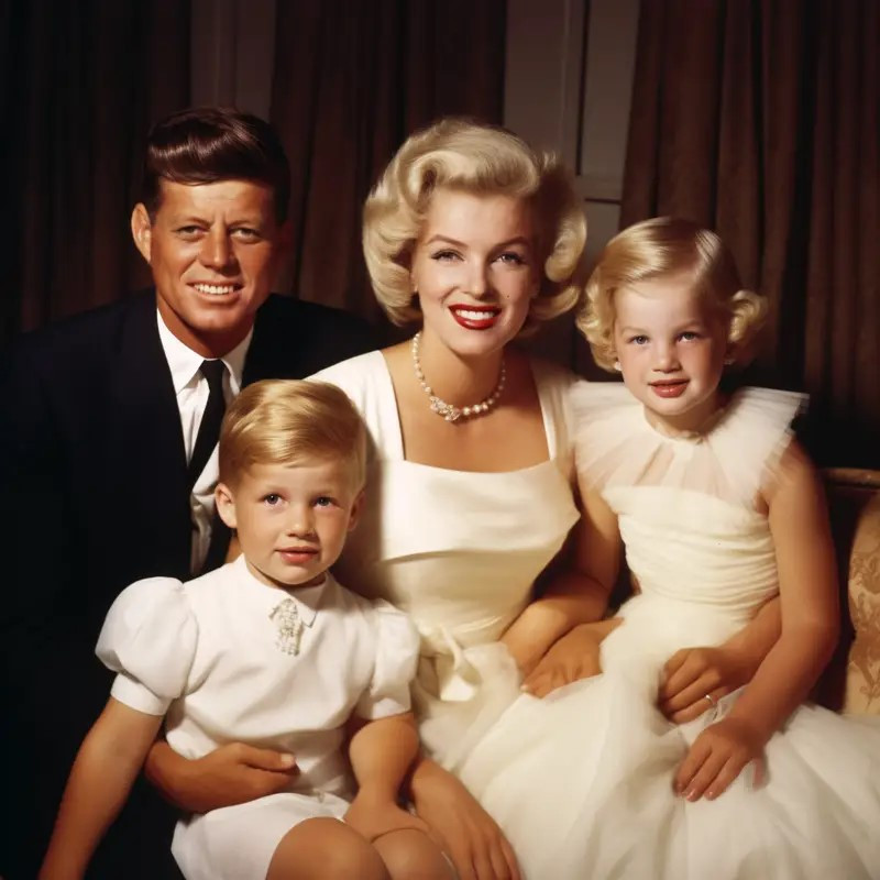 John F. Kennedy i Marilyn Monroe