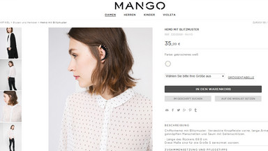 Kolejna afera odzieżowa - błyskawice na koszuli z Mango