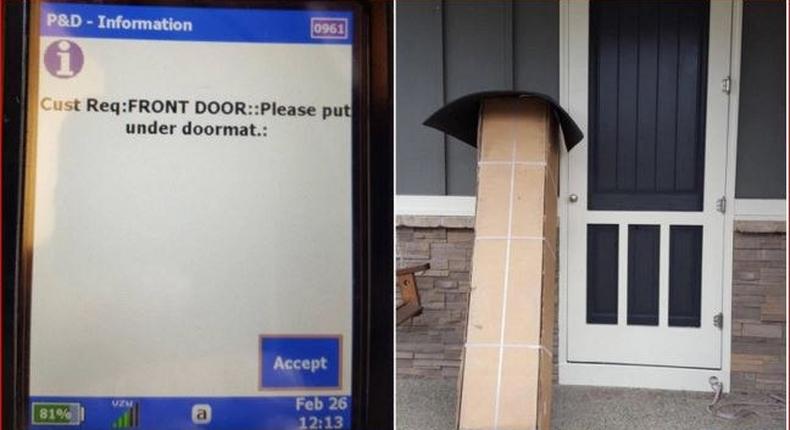 This Delivery driver wins the Internet today