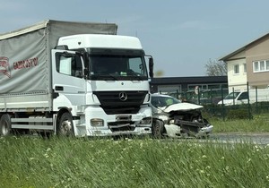 Saobraćajna nesreća na Rumenačkom putu 