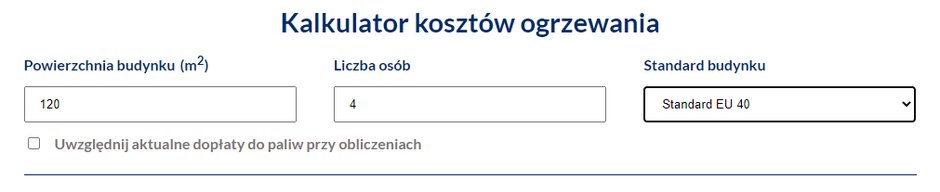 Wybór metrażu, liczby osób i standardu budynku