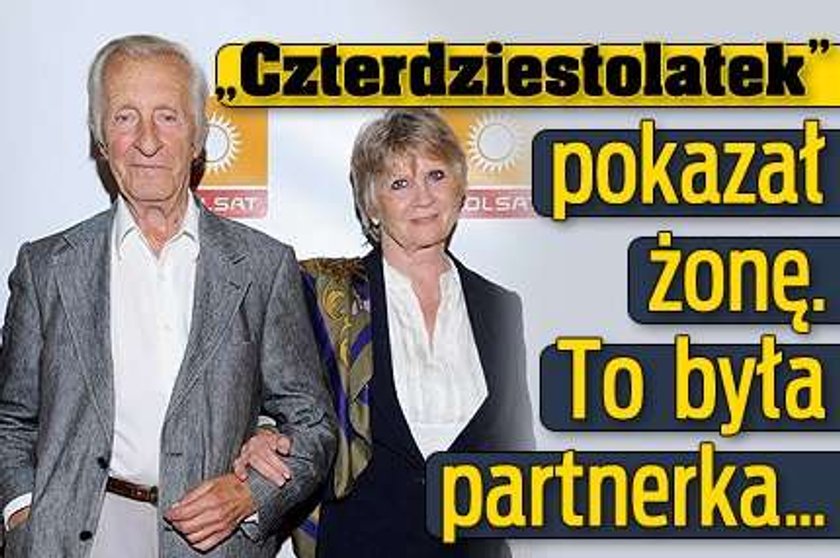 "Czterdziestolatek" pokazał żonę. To była partnerka...