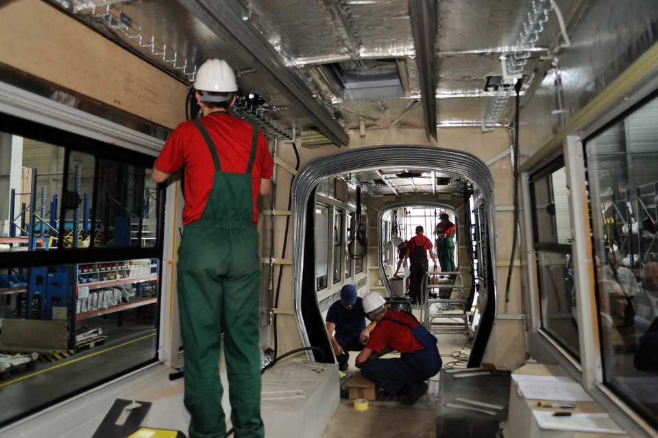 BYDGOSZCZ ZAKŁADY PESA TRAMWAJ DLA GDAŃSKA