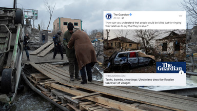 Rosjanie brutalnie traktują mieszkańców wsi. "Zastrzelili mi brata na ulicy przed domem"