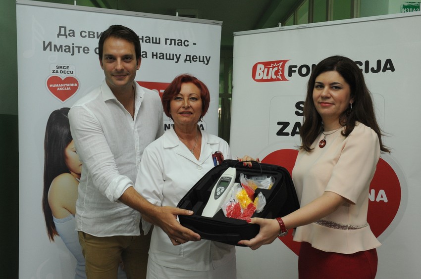 Branko Veselinović, dr Nada Vasić , Jelena Milošević