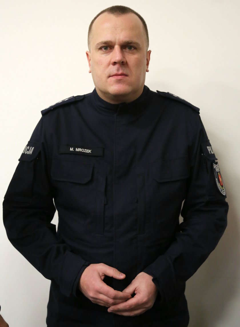 aspirant sztabowy Mariusz Mrozek z KSP: