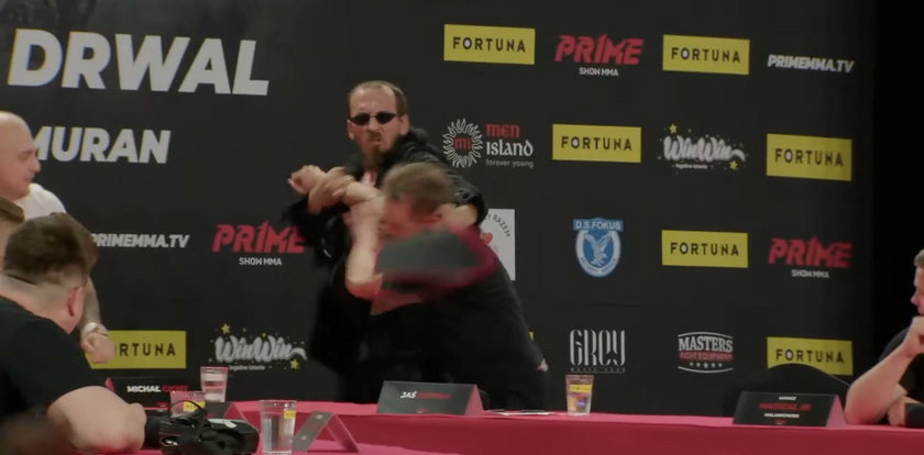 Ogromna awantura na konferencji PRIME SHOW MMA 5. Zawodnicy skoczyli sobie do gardeł [WIDEO]