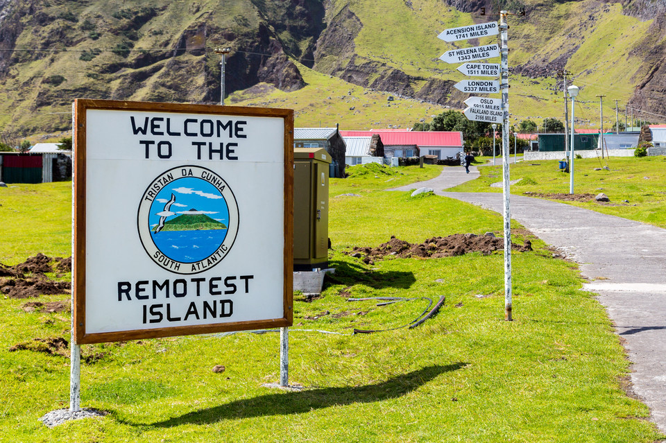 Tristan da Cunha - najbardziej oddalona zamieszkana wyspa na świecie