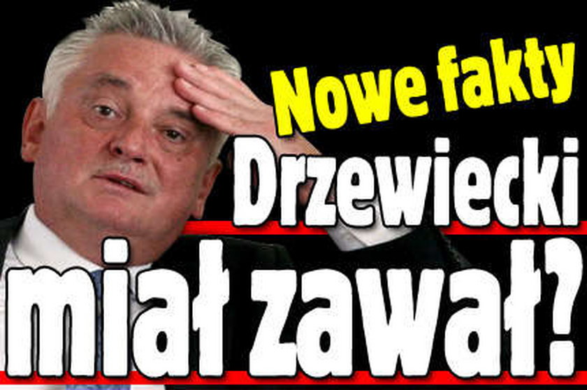 Minister Drzewiecki miał zawał, wylew czy tylko badania?