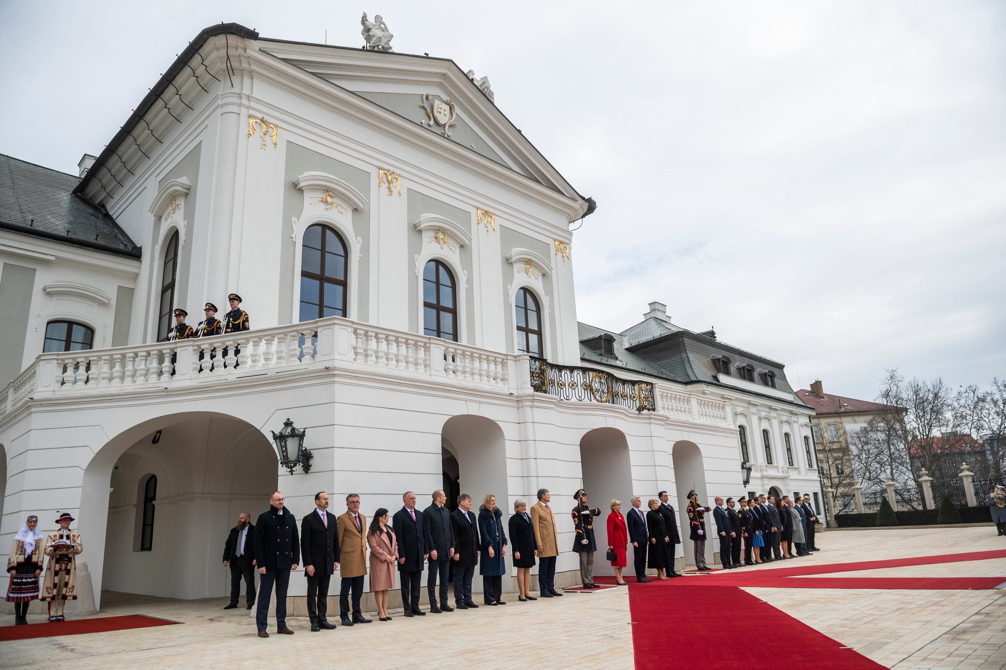 Nový český prezident Petr Pavel na návšteve Slovenska.