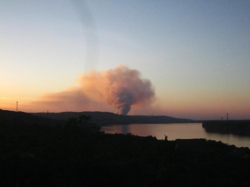 Dim koji se vidi iz Ritopeka