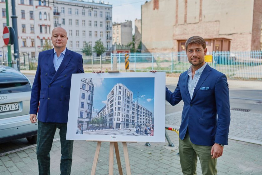 Tutaj będzie luksusowo. W centrum Łodzi powstanie nowoczesny apartamentowiec. Zobacz wizualizację