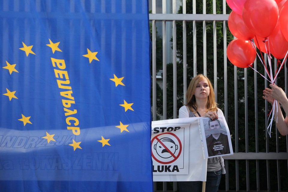 Protestowali w obronie Poczobuta