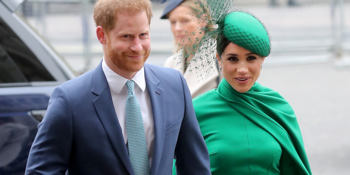 Książę Harry Windsor i aktorka Meghan Markle. Harry dostał nową pracę - w startupie BetterUp. 