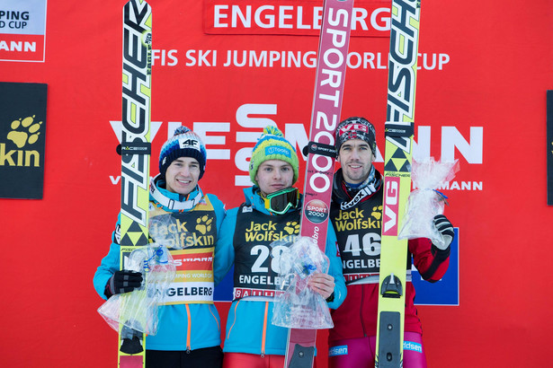 Kamil Stoch, Jan Ziobro i Anders Bardal