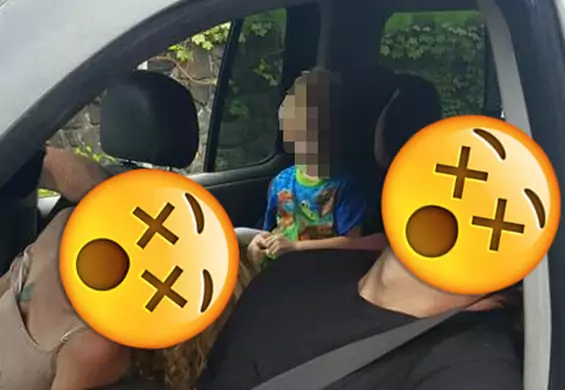 Przedawkowali narkotyki, wioząc dziecko samochodem. Policja, ku przestrodze, wrzuciła ich zdjęcia do sieci