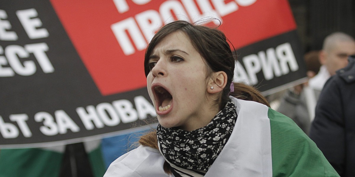 demonstracje w bułgarii