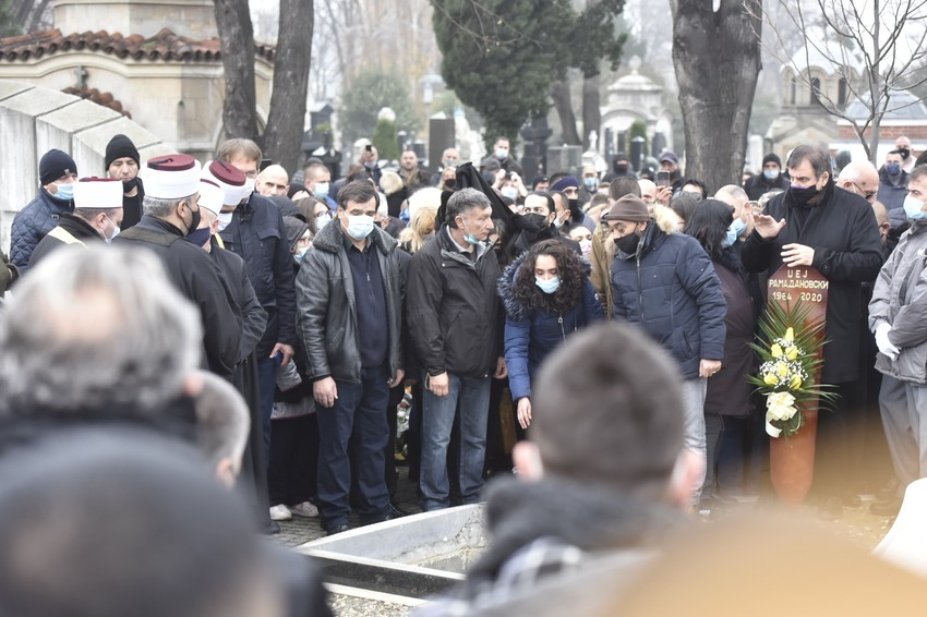 Džej Ramadanovski - sahrana