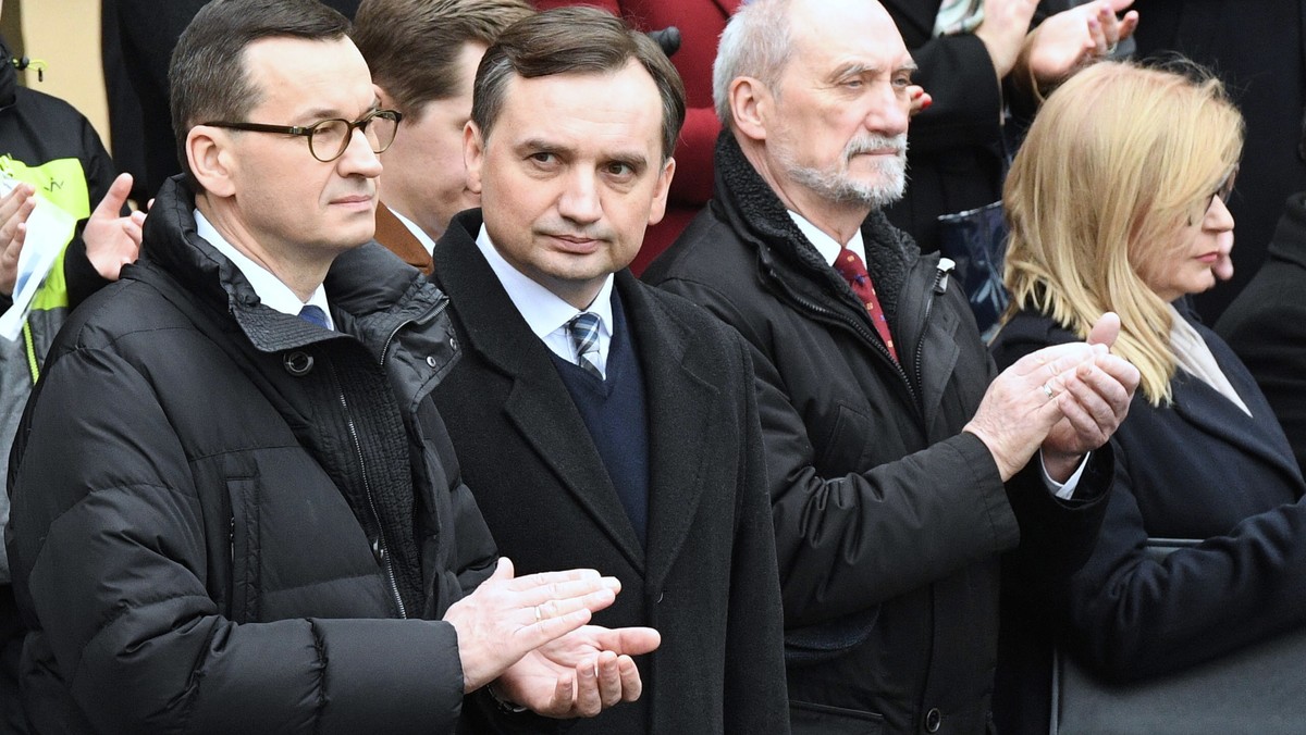 Mateusz Morawiecki, Zbigniew Ziobro, Antoni Macierewicz i Małgorzata Gosiewska