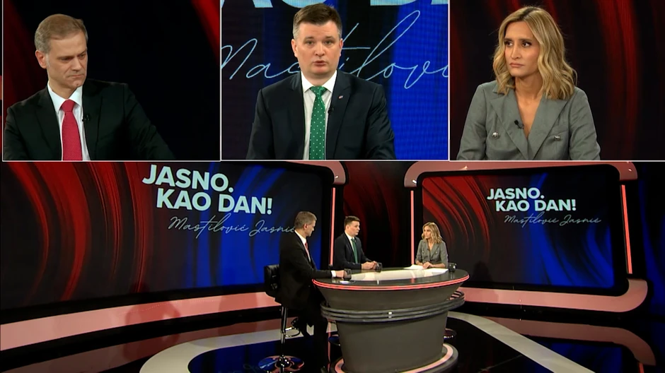 Borko Stefanović i Milenko Jovanov u "Jasno! Kao dan" na Blic televiziji