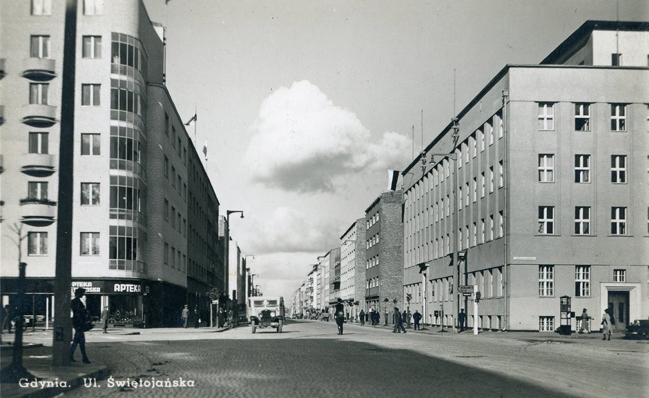 Ul. Świętojańska, skończona "jak Marszałkowska", 1938 r.