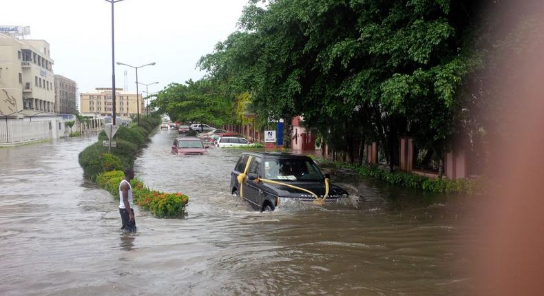 Flooding in VGC, Lagos