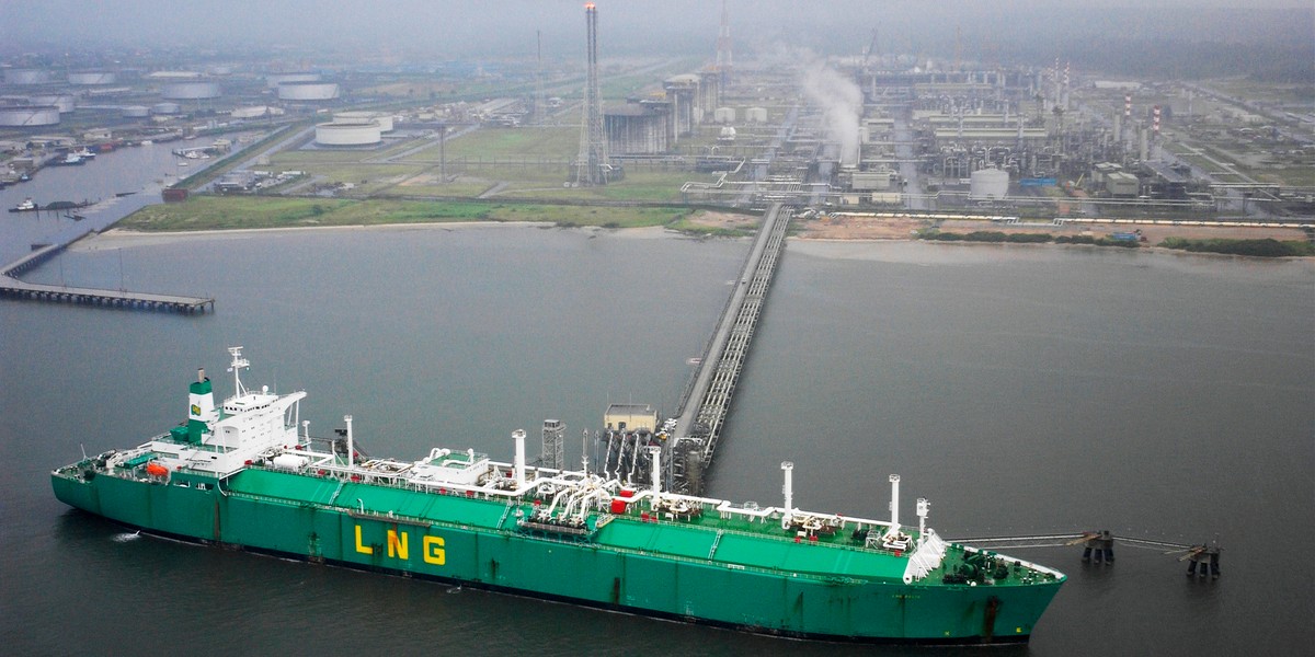 Terminal LNG w Nigerii.