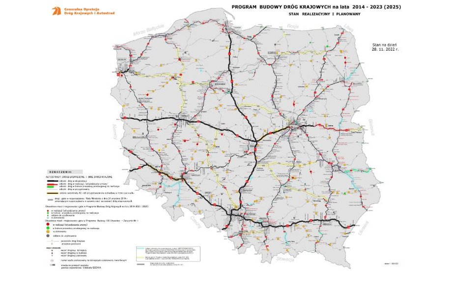Program budowy dróg do 2023 r. 