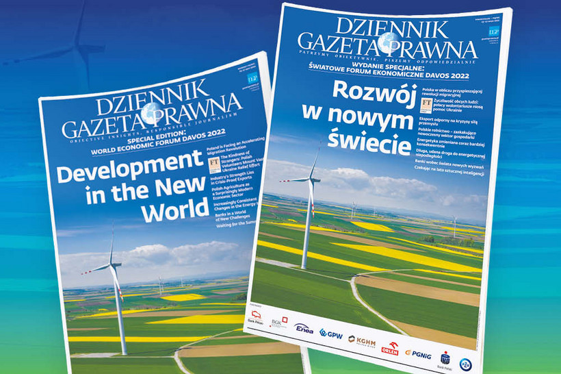 Davos 2022 i specjalne wydanie DGP. Tejchman: Słodko-gorzki obraz polskiej gospodarki