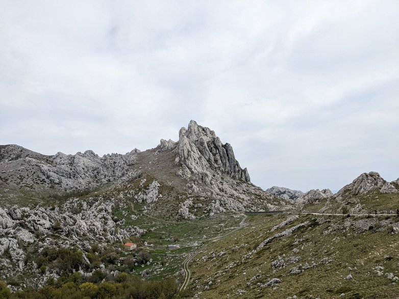 Majstorska cesta, Góry Welebit. Chorwacja. 