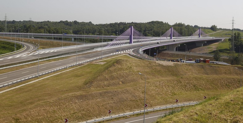 Mszana - Most na odcinku autostrady A1 w kierunku Czech (3) - fot.(mgo) PAP/Andrzej Grygiel