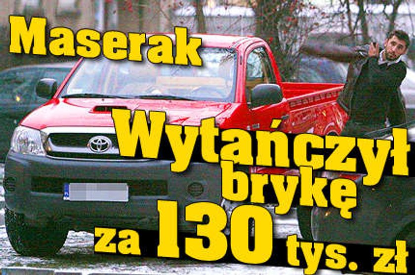 Maserak wytańczył toyotę za 130 tysięcy