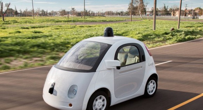 Google's self-driving car.