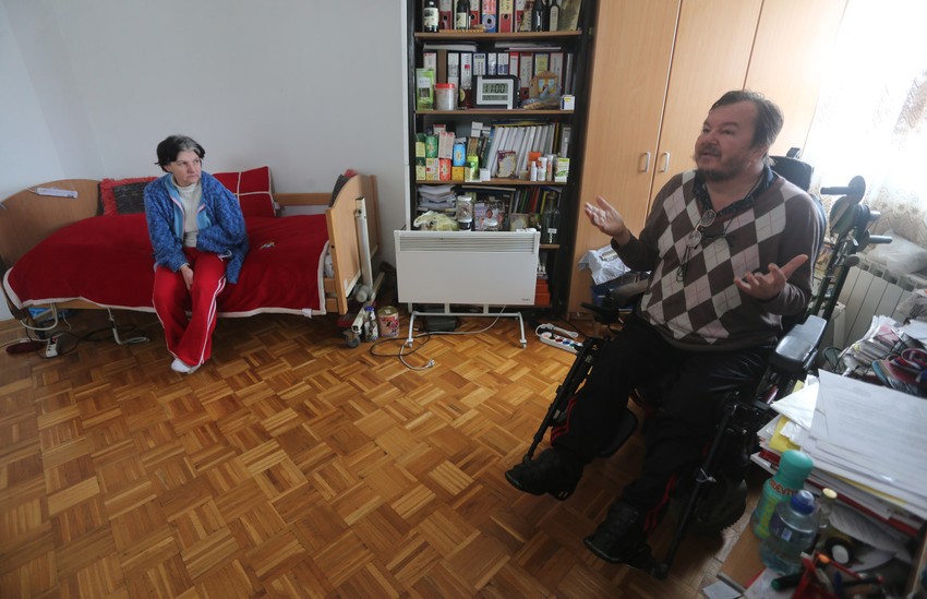 Miladin Simić sa suprugom Dankom