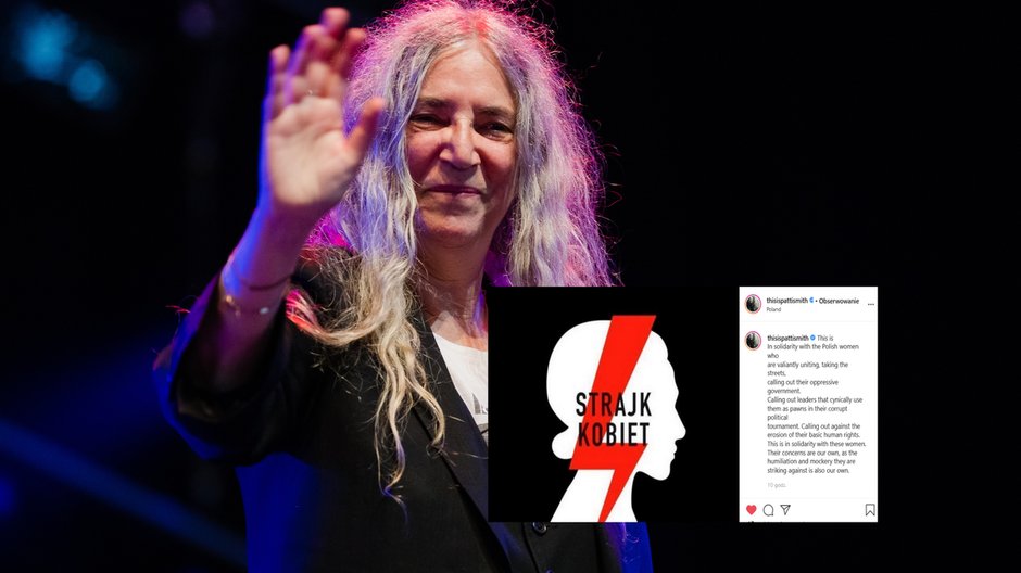 Patti Smith popiera Strajk Kobiet