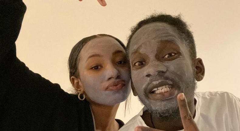 Temi Otedola and her bae Mr Eazi [Instagram/TemiOtedola]