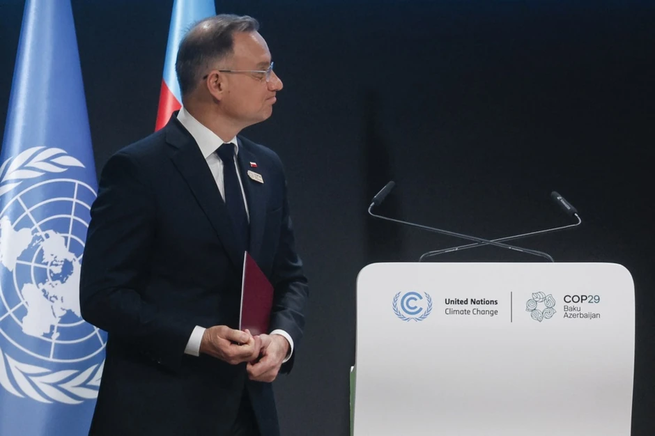 Andžej Duda na klimatskom samitu COP29 u Bakuu 12. novembra