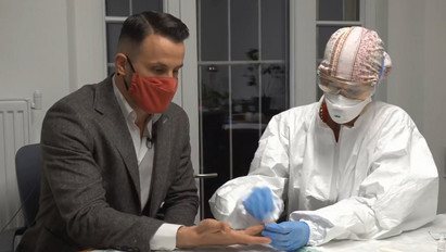 Videó készült Csuti koronavírus-tesztjéről: így zajlott a vizsgálat