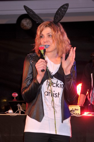 Katarzyna Rosłaniec na premierze filmu 'Bejbi Blues'