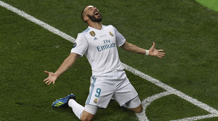 Karim Benzema csodagólpassza pontszám előnybe juttatta a Real Madridot.  /Fotó: AFP